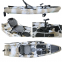 New Arrival Rotomolding Plastic Solo Skiff Boats Fishing Motorised Kayak Youge