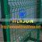 werson PVC coated weld mesh fence -Green Ral 6005 colour