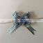 2016 Christmas Decoration Bows,Blue Satin Ribbon Bows and Butterfly Tie made in China