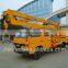 factory supply 16m JMC crew cab high lift platform truck, 4x2 high platform truck