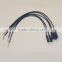 High quality stereo cable 2.5mm male to open cable
