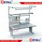 Multifunctional workbench tables with storage shelf