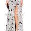 Skirts Fashion 2016 Spring Stars Print Women Split Maxi Skirt