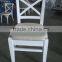 RCH-0802 Low Price White Comfy Fabric Dining Chairs
