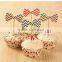 Christmas toothpick Cupcakes surrounding edge set