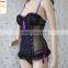 Wholesale Sexy Womens Underwire Lingerie Set Cool Lace Bra Underwear G-string Ladies Sleepwear Nightwear