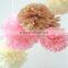 Tissue paper pom poms artificial flowers balls birthday Wedding decoration kids party supplies