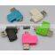 New Style 2 in 1 USB 2.0 OTG Card Reader Adapter ,SD TF Card Reader For Android Phones