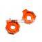 BJ-CA-KT001-OR Motorcycle CNC Rear Axle Spindle Chain Adjuster Blocks for KTM DUKE 125/200/390