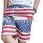 2015 Fashion American summer loose flag shorts pants casual sport running shorts swimming beach shorts