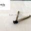 Square hole flat head self drilling screws(black head)