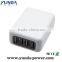 4 USB Port UK/US/EU Standard Charger for Mobile Phone