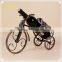 continental fashion home deco tricycle upscale vintage metal wine rack