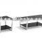 T-07glass top coffee table stainless steel coffee table modern design coffee table