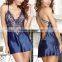 Women Lingerie Babydoll Chemise Pyjama Dress Sleepwear Nightwear Lace Satin