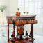 Wooden antique home bar cabinet/hanging wine glass rack