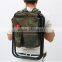 Outdoor Portable Beach Camping Seat Folding Storage Stool Fishing Hiking Backpack Chair With Cooler Bag BS-029 Quality Choice