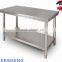 Stainless Steel Working table With Under Shelf,Heavy Duty Assemble Stainless Steel Work Table