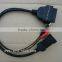 16pin OBD2 Adapter OBD2 Cable for Audi 2x2