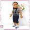 White & black Striped doll clothes Wholesale doll t-shirts 18 inch