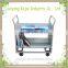 New simple design book cart/book trolley/mobile book car