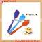Custom LOGO Cook Tool Unibody Kitchen Mixing Brush Color Silicone Spatulas
