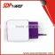 portable mobile phone dual USB charger 5V 2.1A