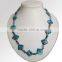 Top level professional gemstones beaded necklace