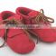 chinese branded first walk soft sole leather baby shoes