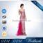 hot sale sheath fitted cutout all gathers long brides maid dresses