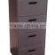 Home storage, fuax leather storage drawers chest mock croc collection