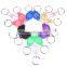 Plastic Multi-Color promotional mini led flashlight keychain factory