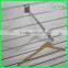 Heavy duty slatwall metal hook for clothing display