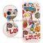 2 in 1 anime wallet case cell cartoon character phone case for iphone 5G