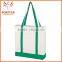Non-woven Shopping Bag Front Pocket Custom Logo Printed Shopping Tote Bag With Handles