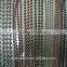 Decorative hanging metal bead curtain