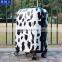 Cute Cow Print ABS PC Luggage Hard Suitcase On Wheels