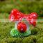 Newest colorful resin mushroom toy ornaments landscape wholesale