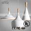 Free sample CE/UL listed Modern Unique black/white pendant lamp chandelier lighting