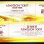 all kinds thermal paper tickets printing with skilled technology