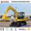 construction machinery 6ton wheel excavator new excavator price