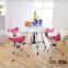 Promotional plastic outdoor folding table with 4 chairs