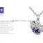 Alloy High Polished Crystal Necklace Jewelry Rhys Darby Sally Hawkins Acted The Film Love Birds Necklace For Women
