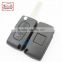 Good Price Peugeot 3 button flip romote key shell for 307 blank with battery place Car Key Peugeot 0536 romote key case