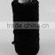 pure black polyester chenille yarn for knitting scarf