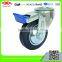 80mm Roller bearing rubber caster wheel for light industry