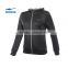 ERKE wholesale brand sports style gym black grey blank full zip womens hoodie sweatshirt