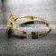 Saudi Gold Jewelry Engraved Logo Apple Bracelet Bangel Wholesale SBG891Y