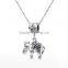Thai Elephant 1 Silver Pendant Fashion Jewelry for Woman