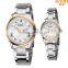 Selling couple stainless steel strap watch